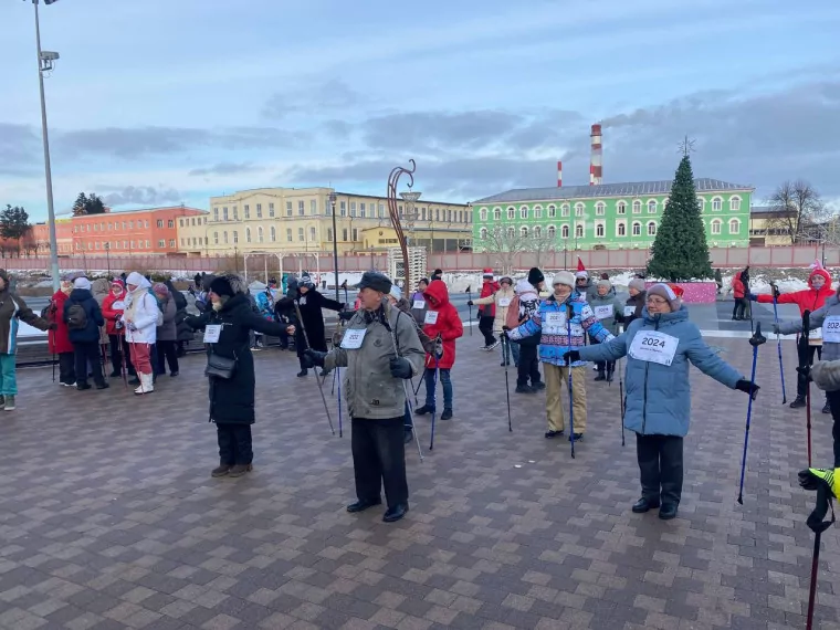 В Туле на Казанской набережной прошел фестиваль северной ходьбы "Шагай к мечте"