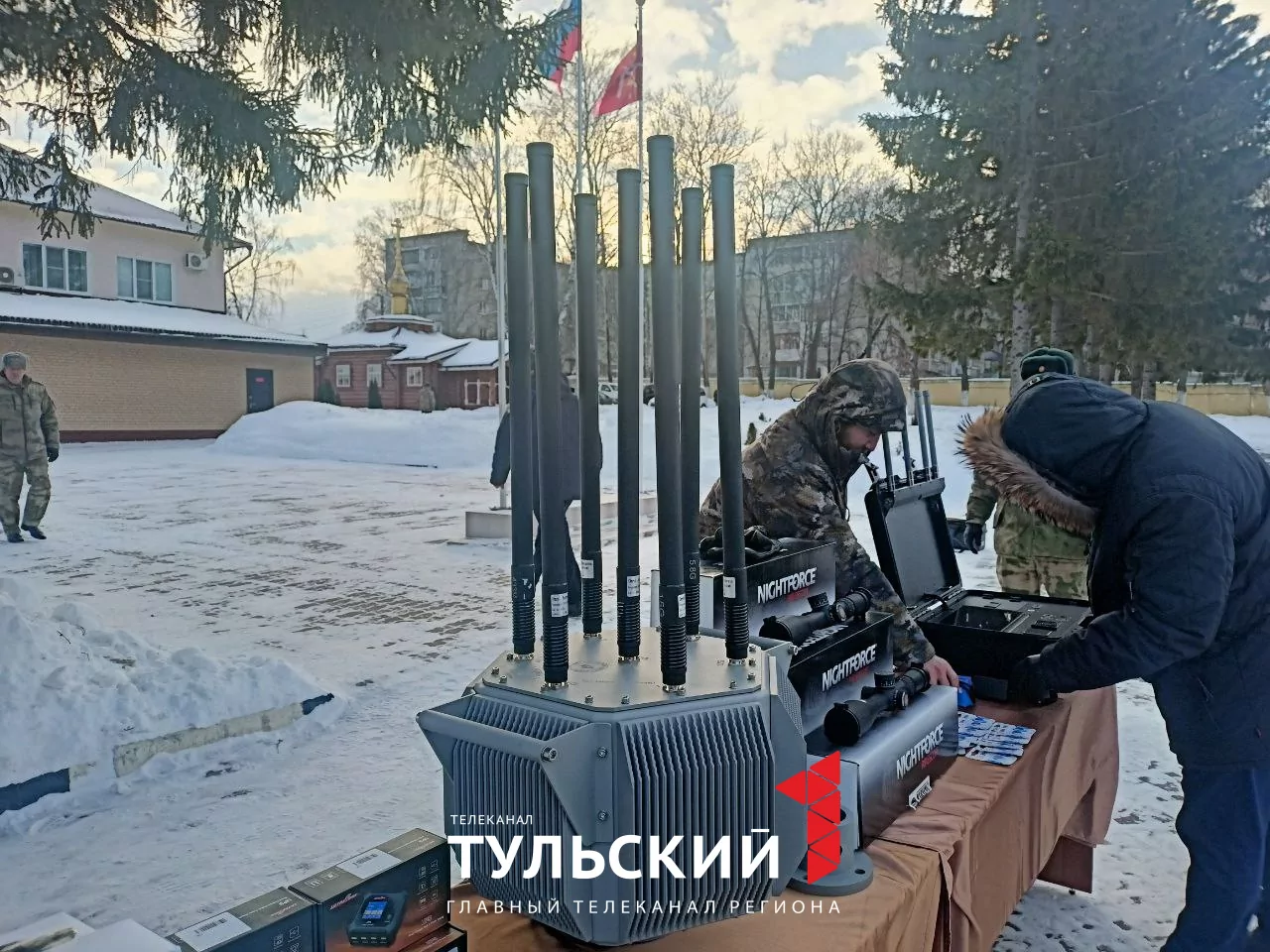 Тульским росгвардейцам передали внедорожники и подавители сигналов