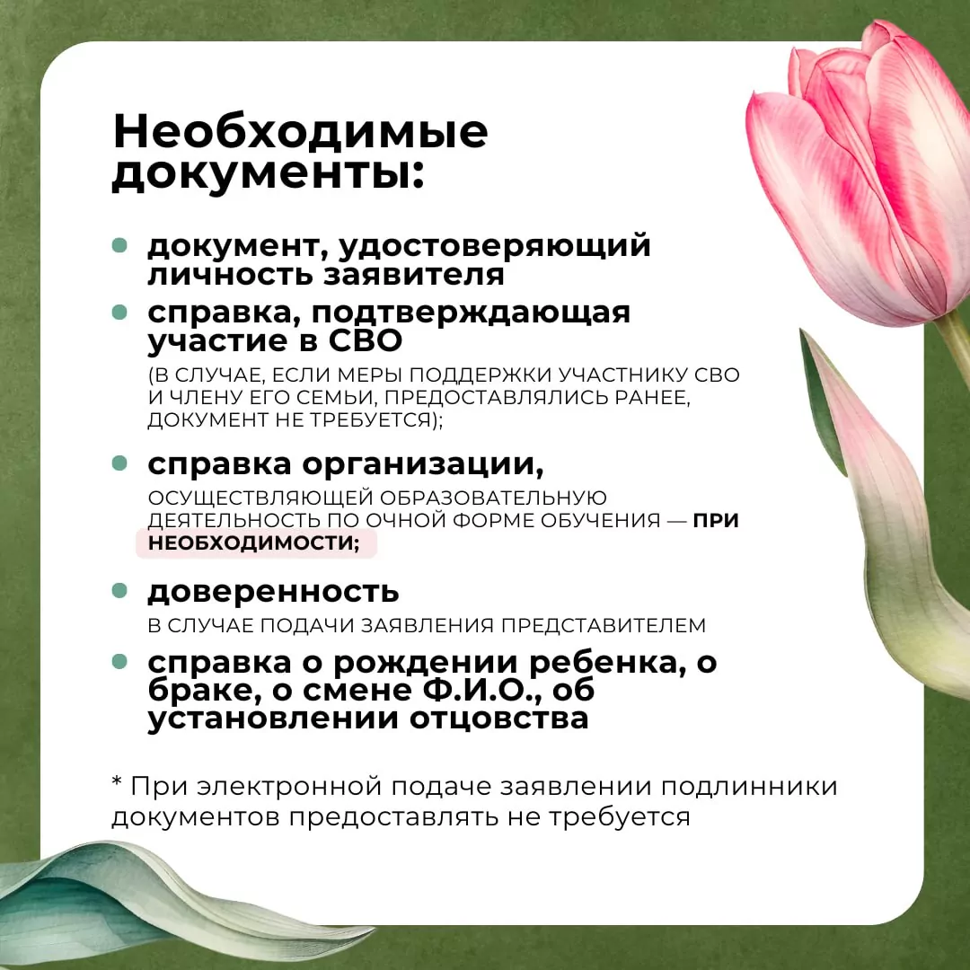 Как тулячкам из семей участников СВО получить выплату к 8 Марта