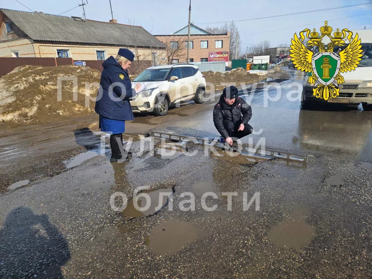 В Донском сотрудники прокуратуры вышли на дороги с линейкой
