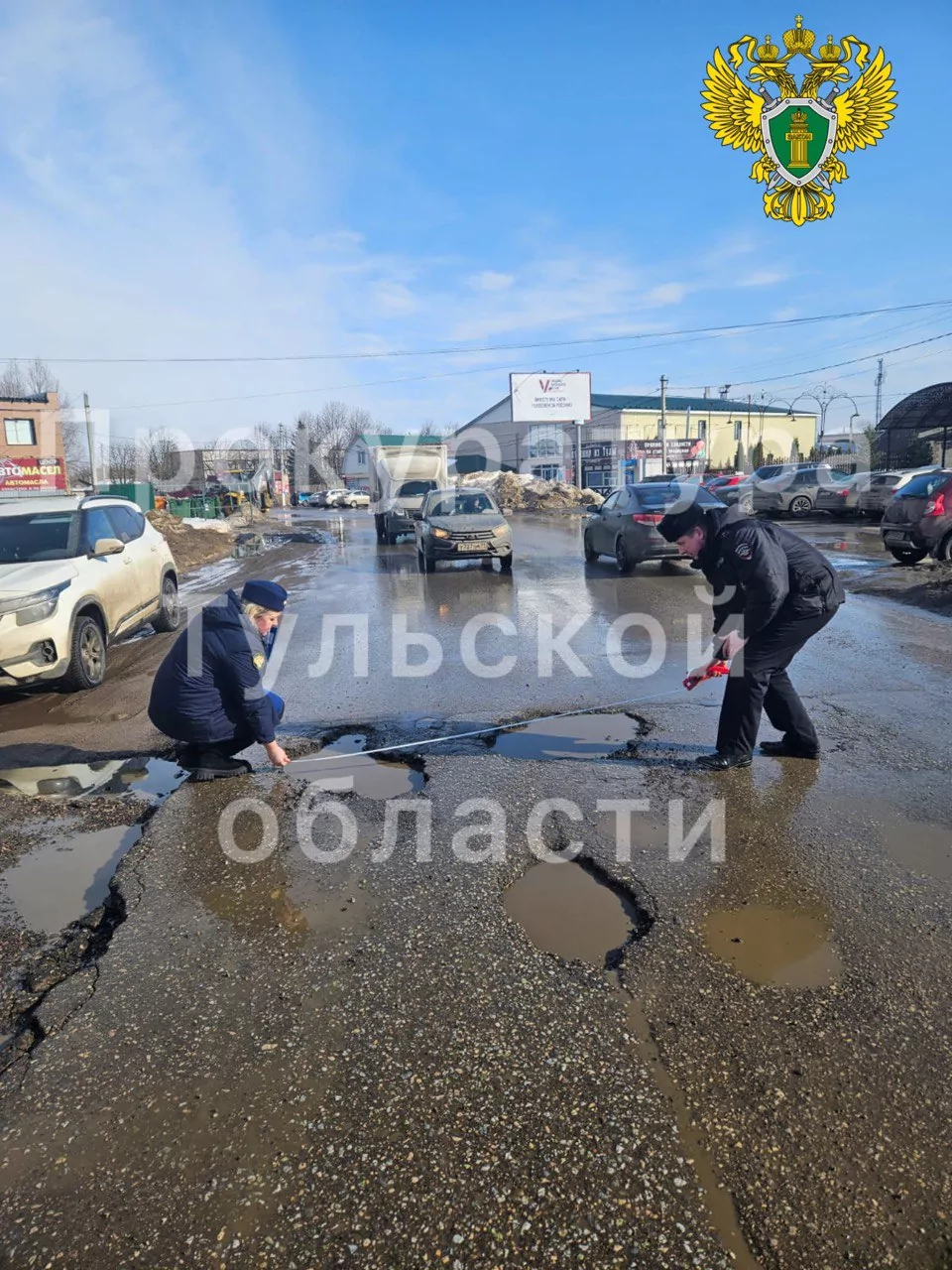 В Донском сотрудники прокуратуры вышли на дороги с линейкой
