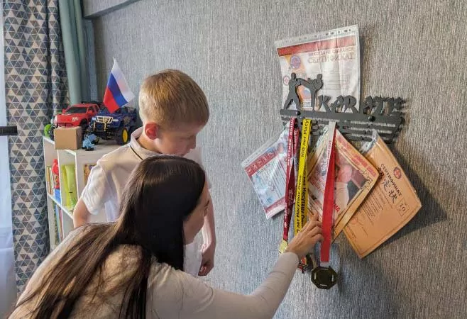 Алексей Дюмин поздравил с днем рождения сына участника СВО
