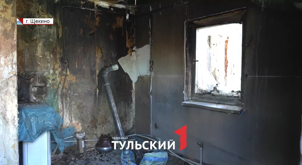 Из-за пожара многодетная семья лишилась единственного жилья