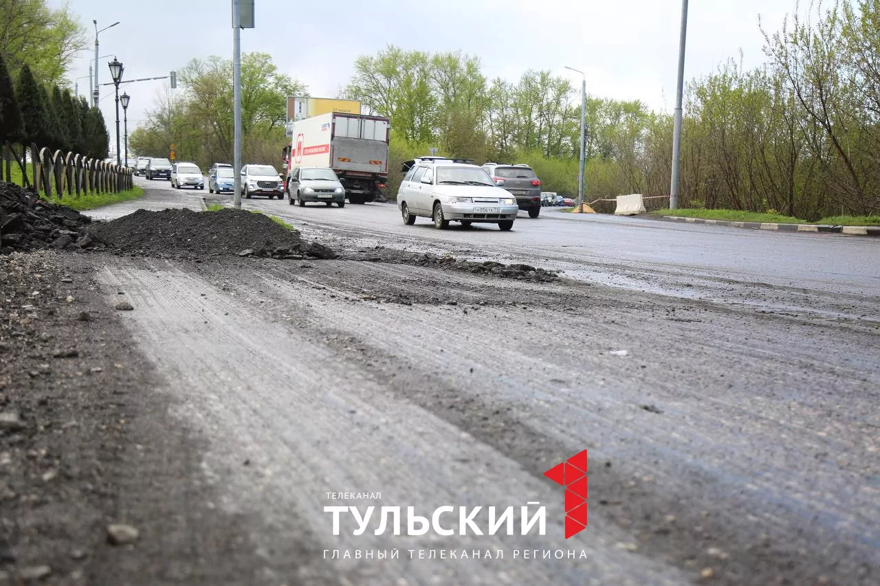 На Щекинском шоссе в Туле введут ограничения движения из-за ремонта