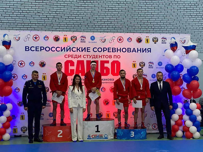 Студент из Тулы стал победителем первенства России по самбо