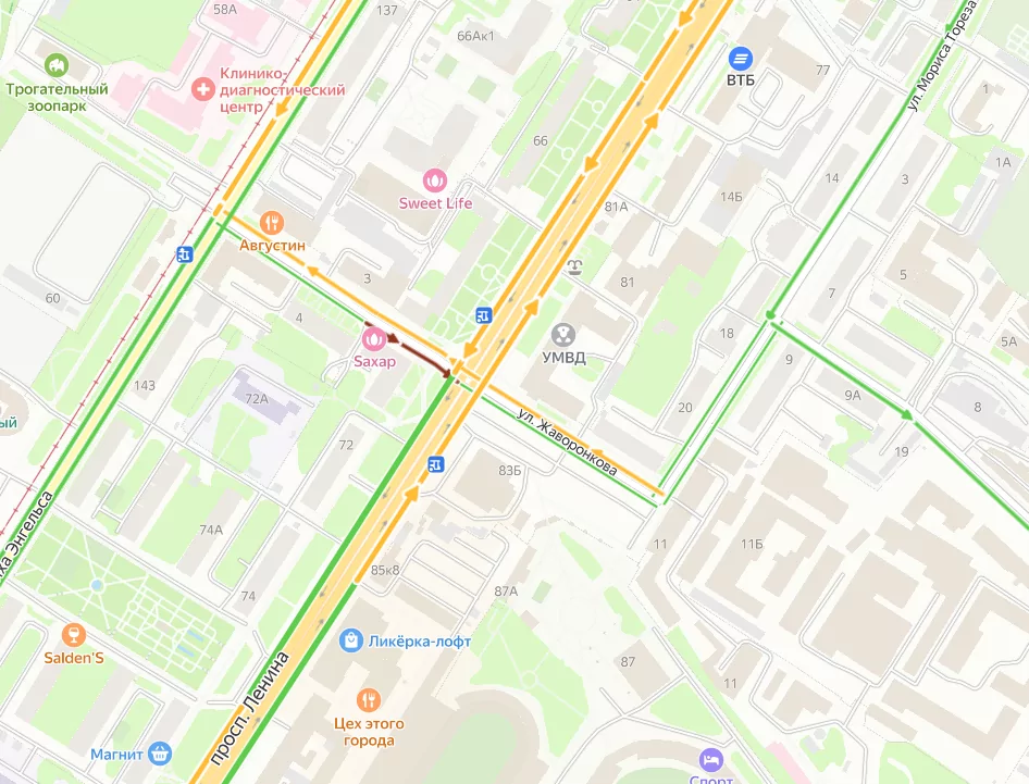 В Туле на проспекте Ленина произошло ДТП