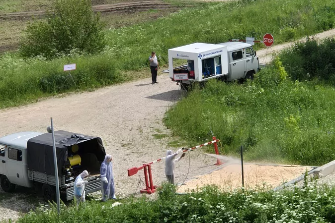 В Тульской области отработали действия в случае вспышки сибирской язвы