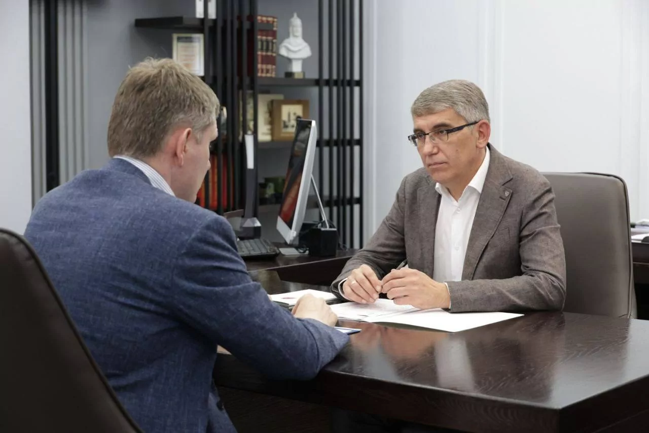 Дмитрий Миляев встретился с министром экономического развития России Максимом Решетниковым
