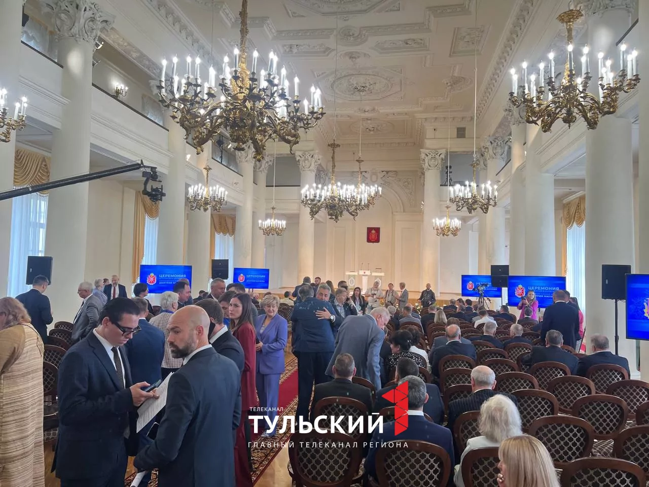 Алексей Дюмин выступил на церемонии вступления Дмитрия Миляева в должность Губернатора