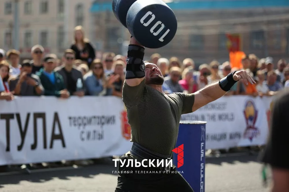 На площади Ленина в День города выбирают самого сильного туляка