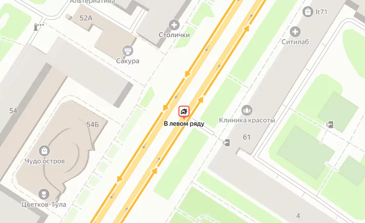 На проспекте Ленина в Туле сбили человека