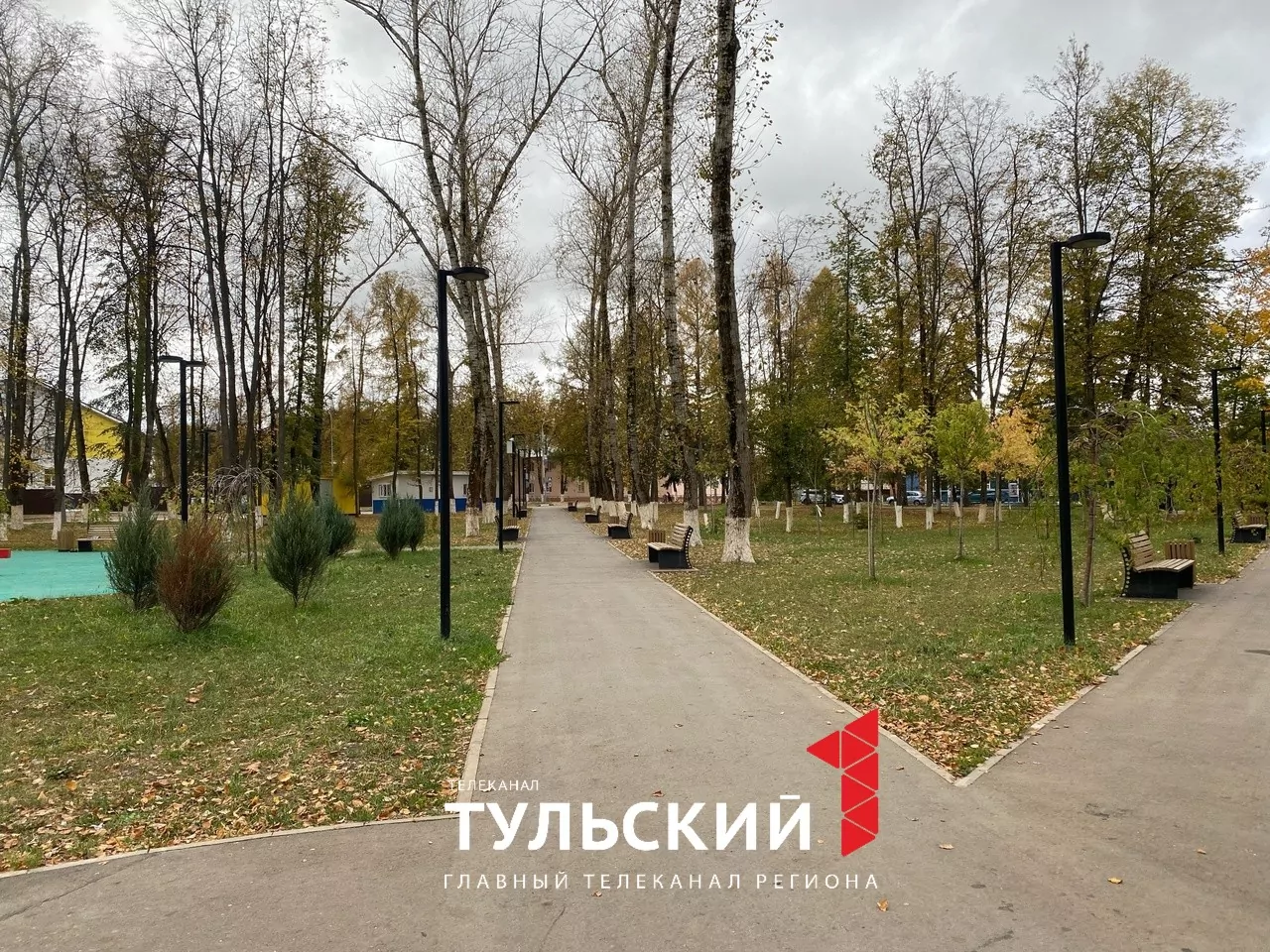 В Щекине обустроили сквер 40-летия основания города