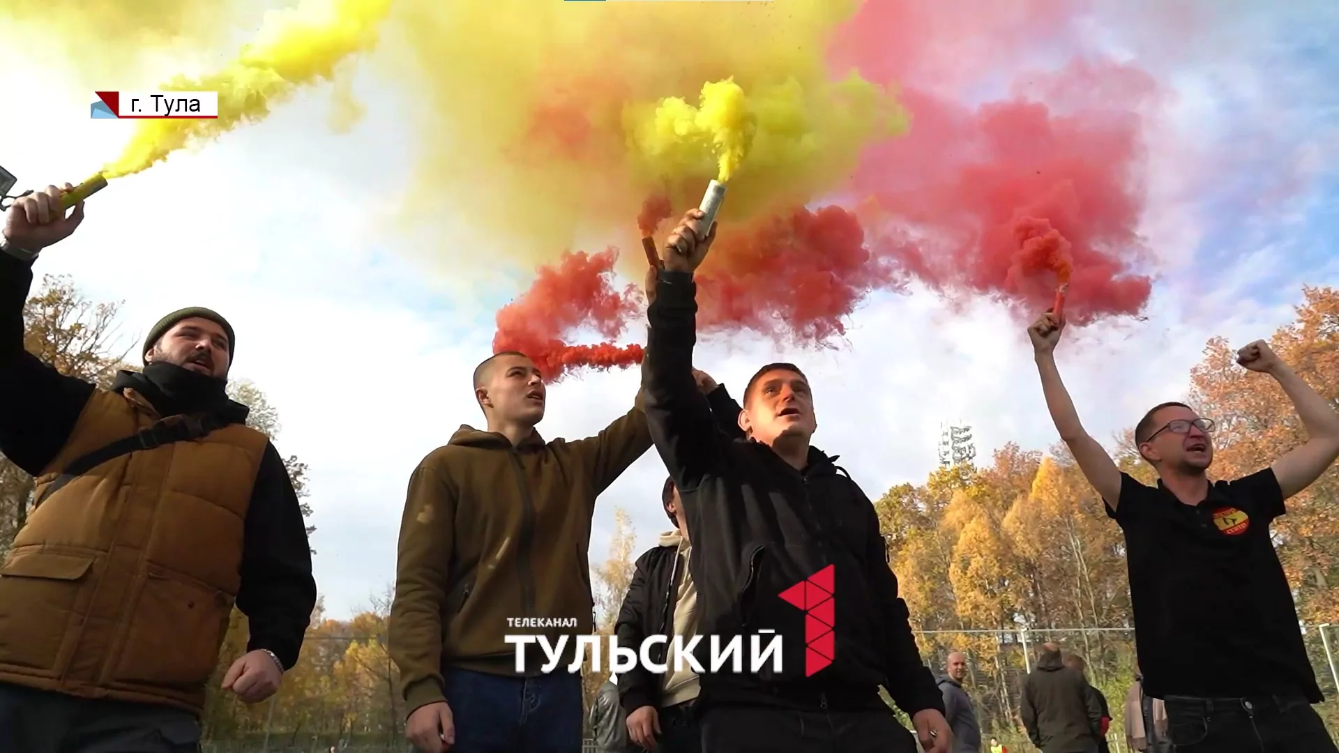 Болельщики тульского "Арсенала" попробовали себя на месте футболистов