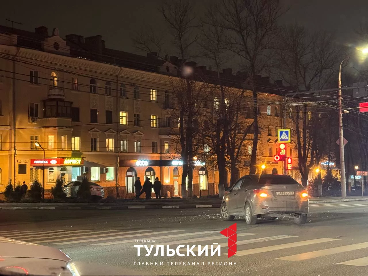 На проспекте Ленина в Туле столкнулись две легковушки