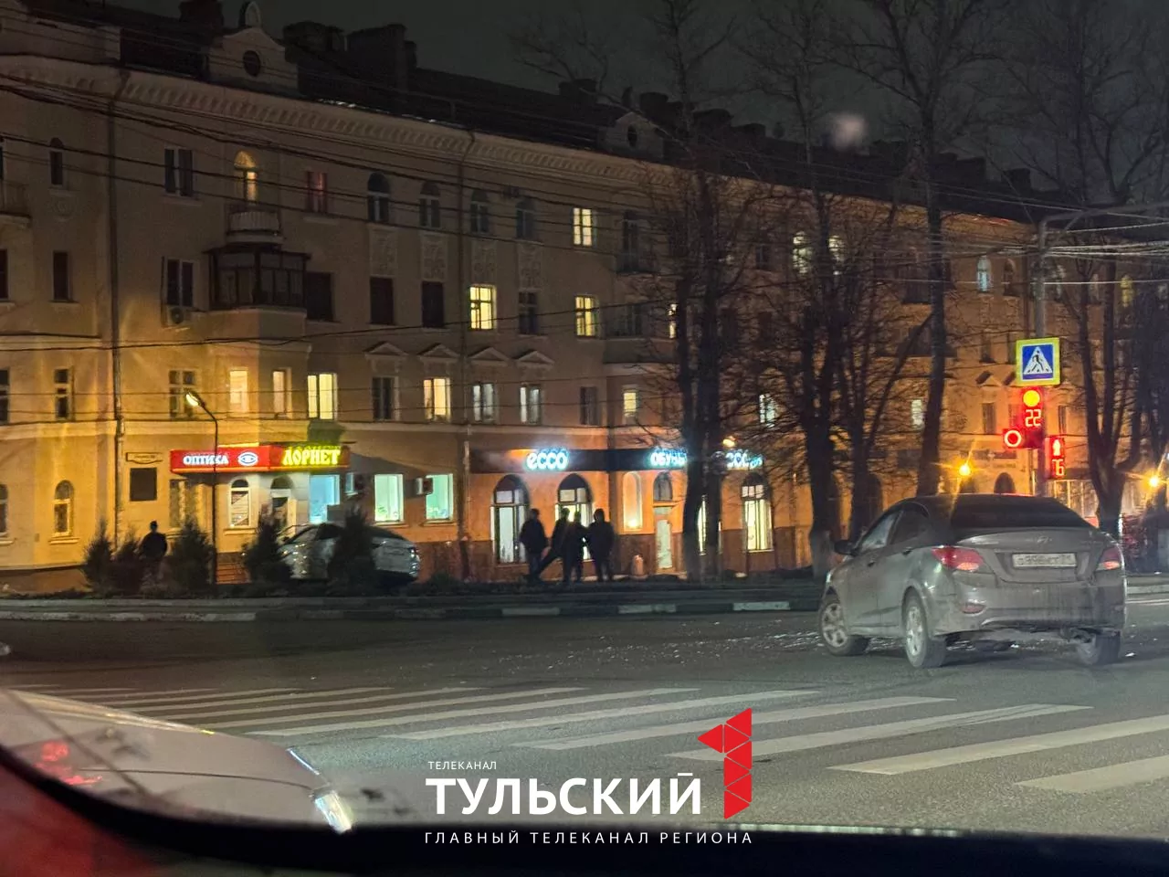 На проспекте Ленина в Туле столкнулись две легковушки