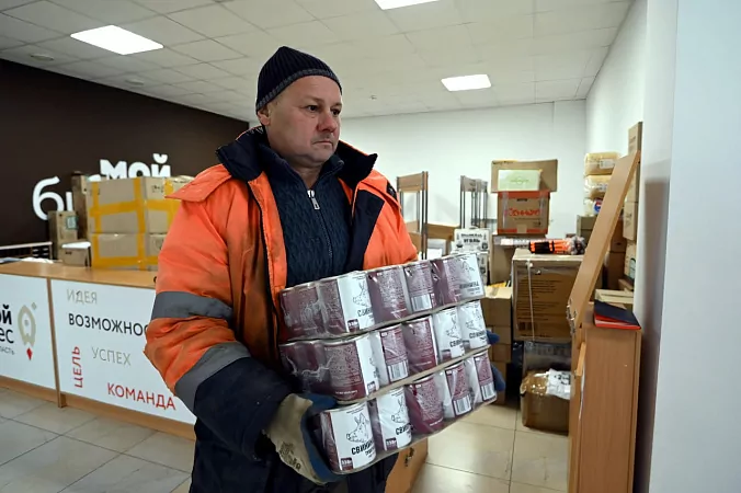 Предприниматели из Тулы собрали гуманитарный груз для бойцов СВО