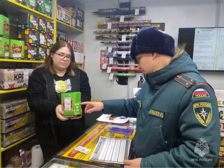 В Туле проверили магазины по продаже пиротехники