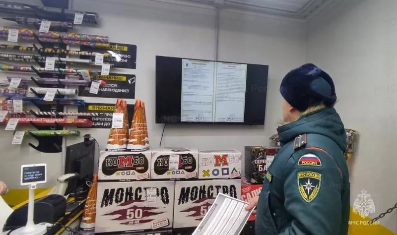 В Туле проверили магазины по продаже пиротехники