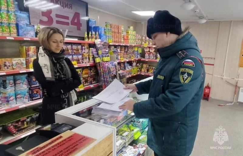 В Туле проверили магазины по продаже пиротехники