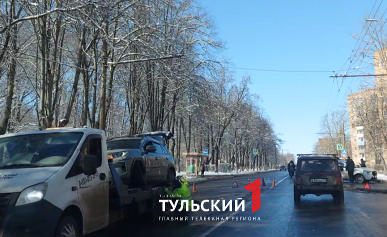 ДТП произошло на Первомайской улице в Туле