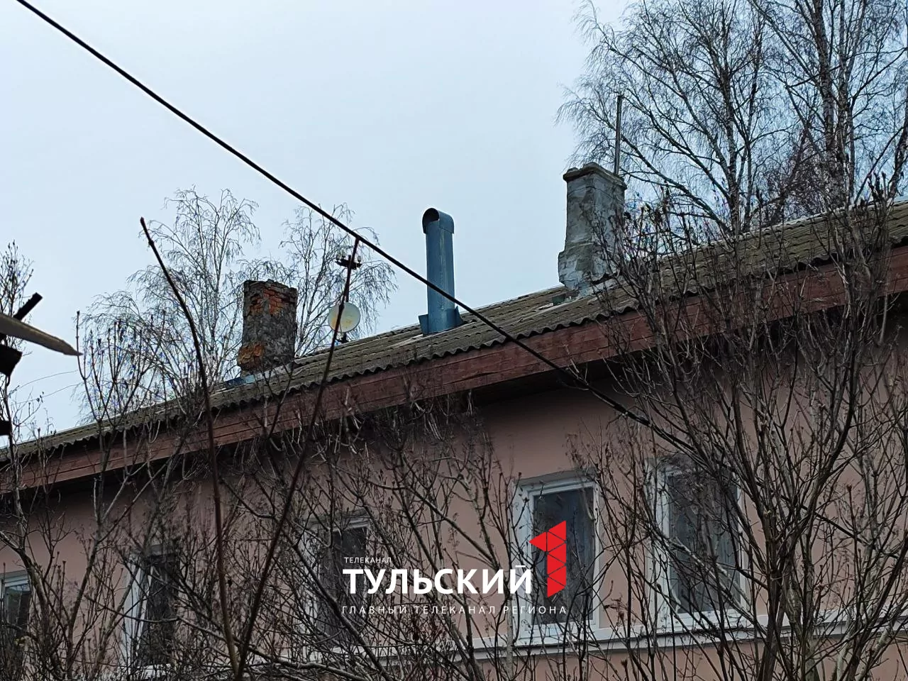 В Туле жителям 70-летнего дома приходится самостоятельно чистить аварийный дымоход