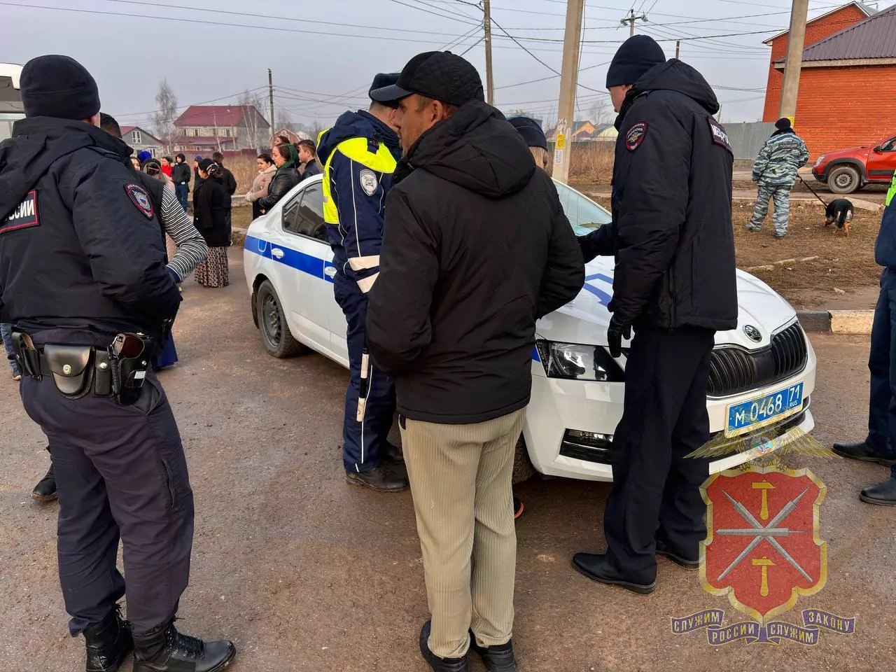 Тульские полицейские проводят рейд по нарушителям в Плеханово