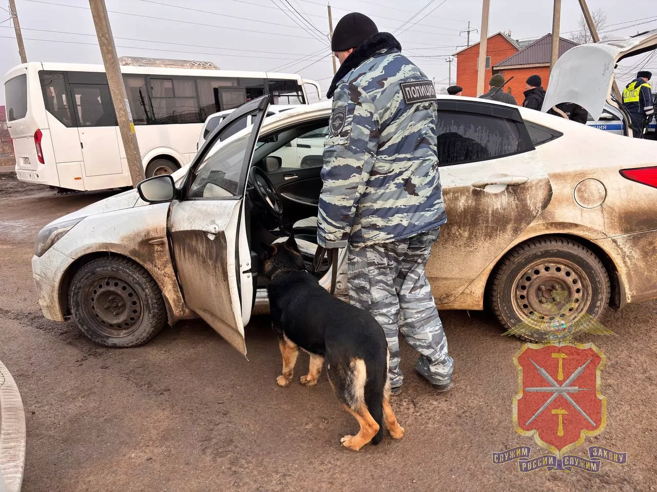 Тульские полицейские проводят рейд по нарушителям в Плеханово