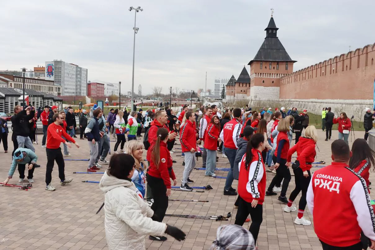 На Казанской набережной в Туле открылся "Маршрут здоровья"