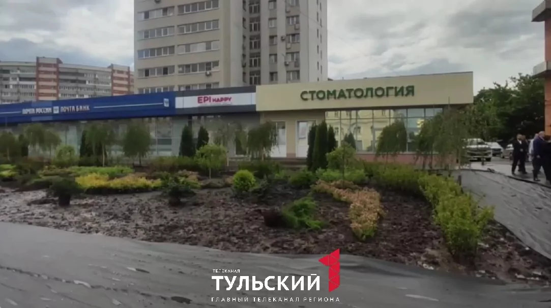 Самый оживленный перекресток Тулы украсят 850 зеленых насаждений