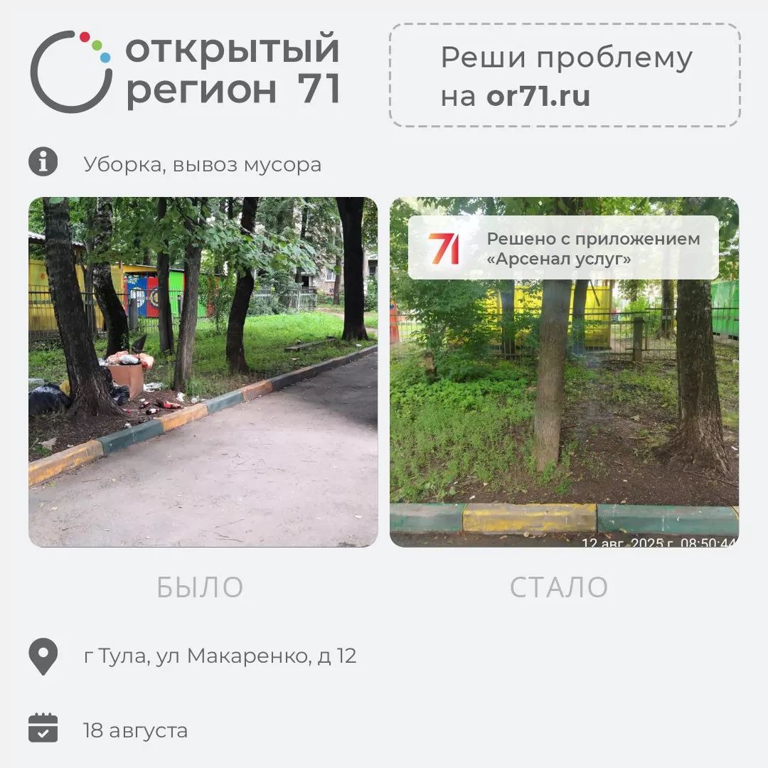 Сколько проблем туляков решили за неделю на портале «Открытый регион 71»