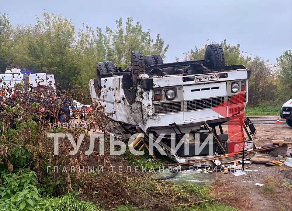 Стало известно количество пострадавших в ДТП с автобусом под Ефремовом