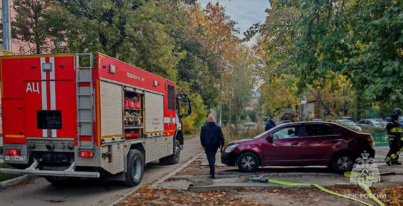 В Туле на улице Седова потушили чердак в многоэтажке