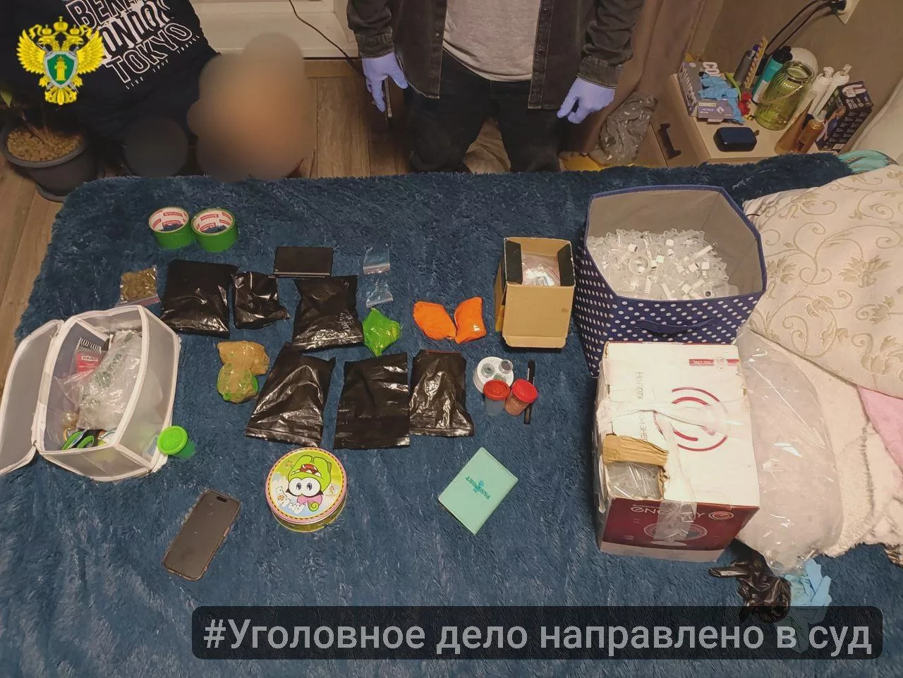 46-летняя женщина из Тулы пыталась сбыть более килограмма наркотиков