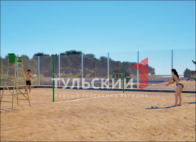 Тулякам показали, каким будет обновленный пляж Центрального парка