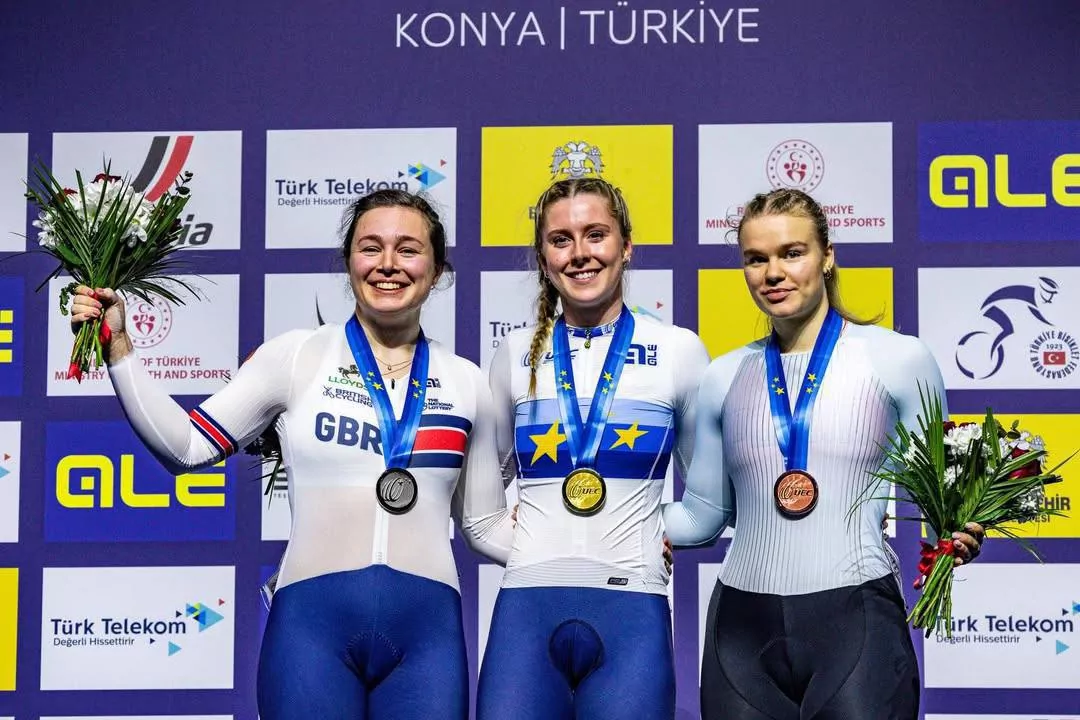 Велогонщица из Тулы завоевала золото на Чемпионате Европы