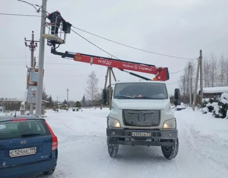 В деревне Некрасово установили 12 новых фонарей
