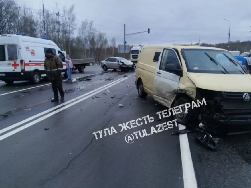 Пенсионерка из Тулы пострадала в ДТП на трассе М-2 "Крым"