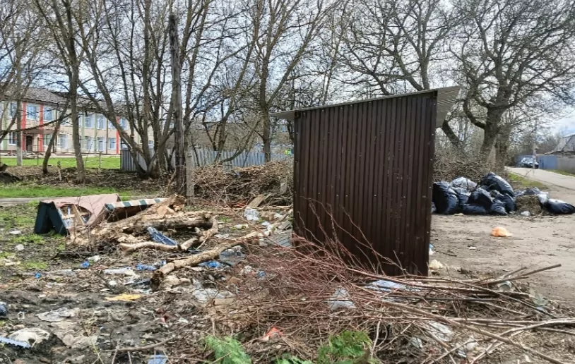 Главе Куркинского района внесено представление за свалку у дома