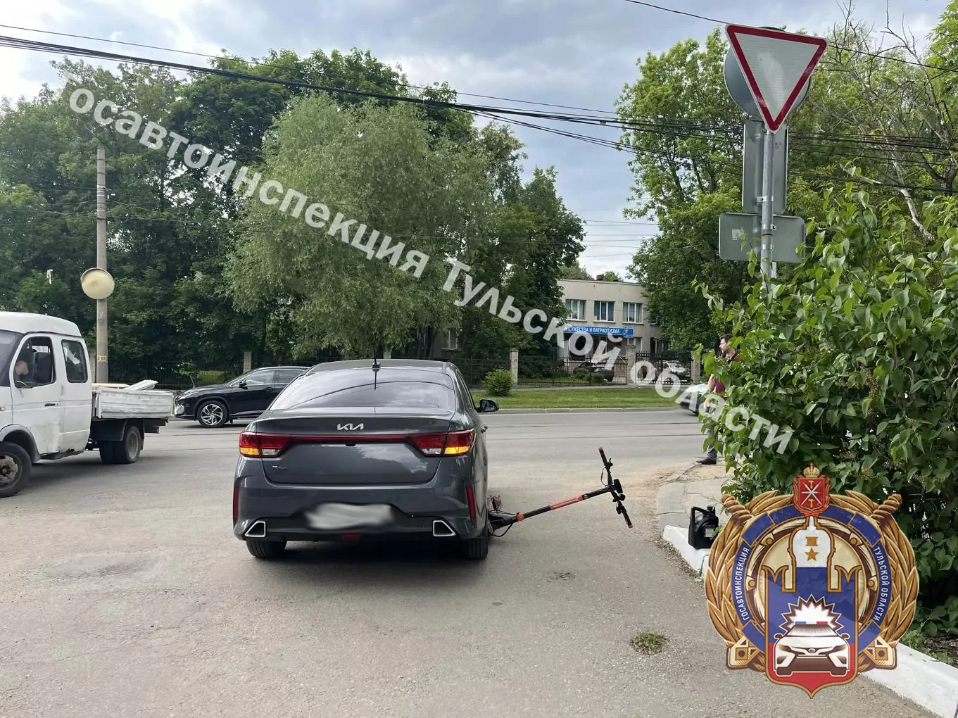 42-летняя тулячка сбила водителя электросамоката на улице Тимирязева