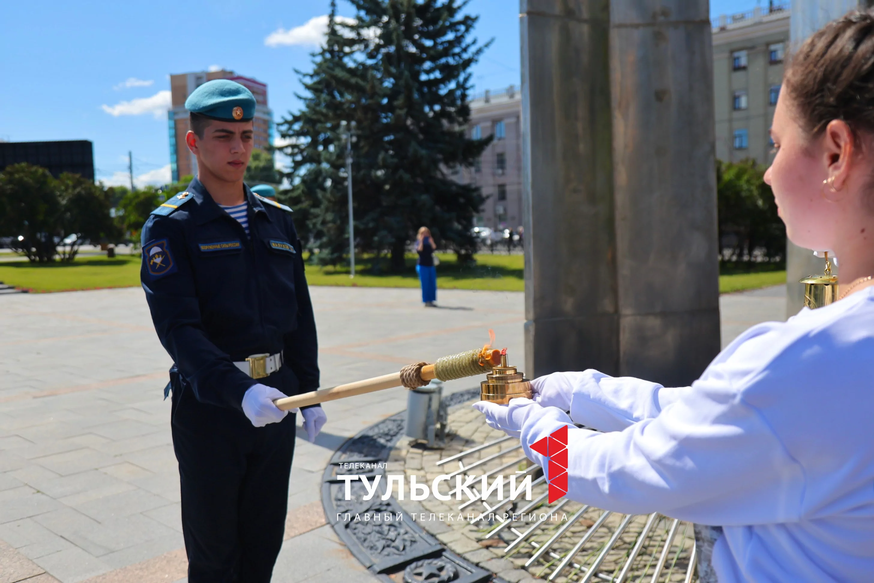 Вечный огонь из Тулы "поедет" в Москву: фоторепортаж