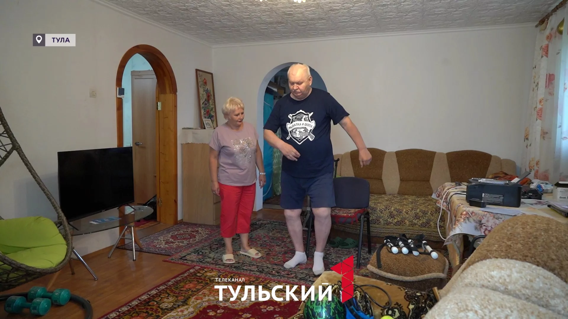 Полковник из Тулы спустя 6 лет после инсульта снова прошел строевым шагом