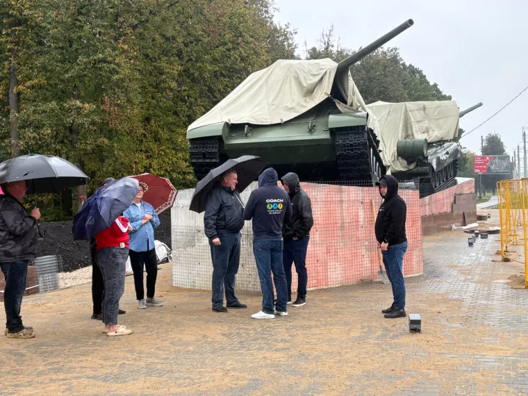 Мемориал танковой колонне «Димитрий Донской» в Туле готовят к открытию
