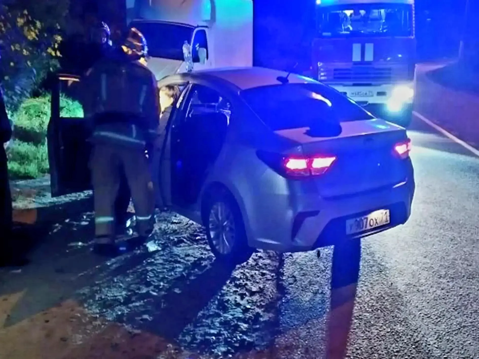 На Павшинском мосту в Туле загорелась многоэтажка