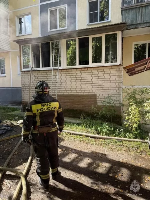 В Ефремове при пожаре спасли шестерых детей
