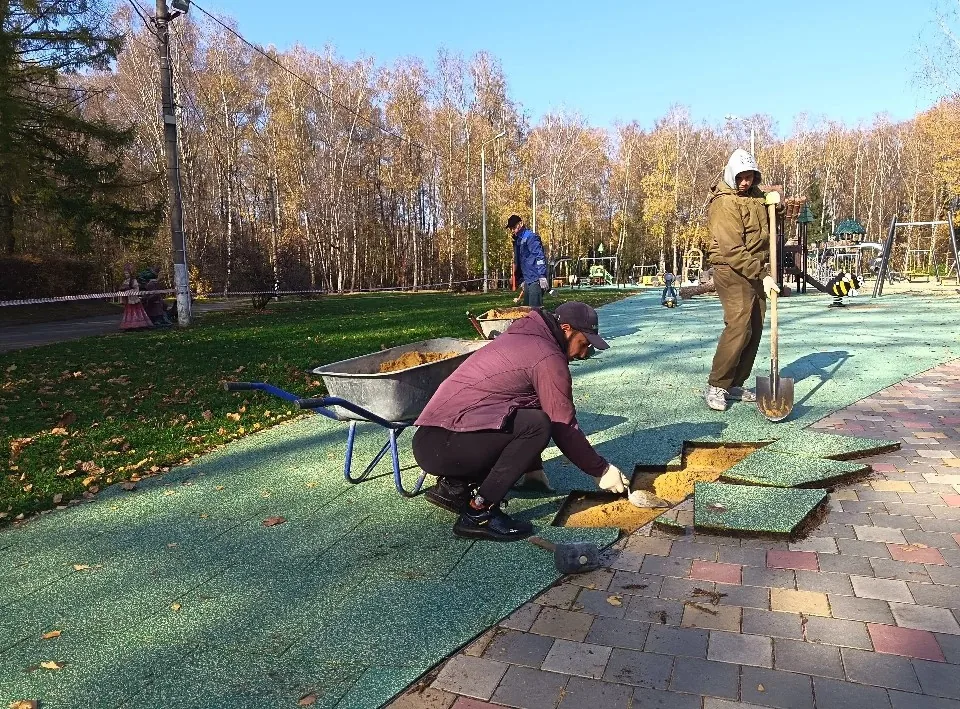 В Центральном парке Тулы на два дня закрыли детский городок