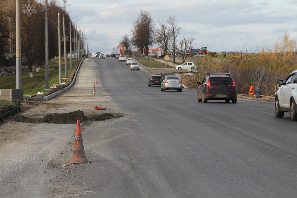 Ремонт Московского шоссе в Туле должны завершить до 25 ноября
