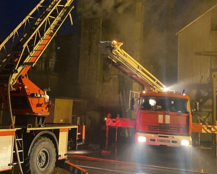 Под Тулой загорелась сушильная камера для хранения семян