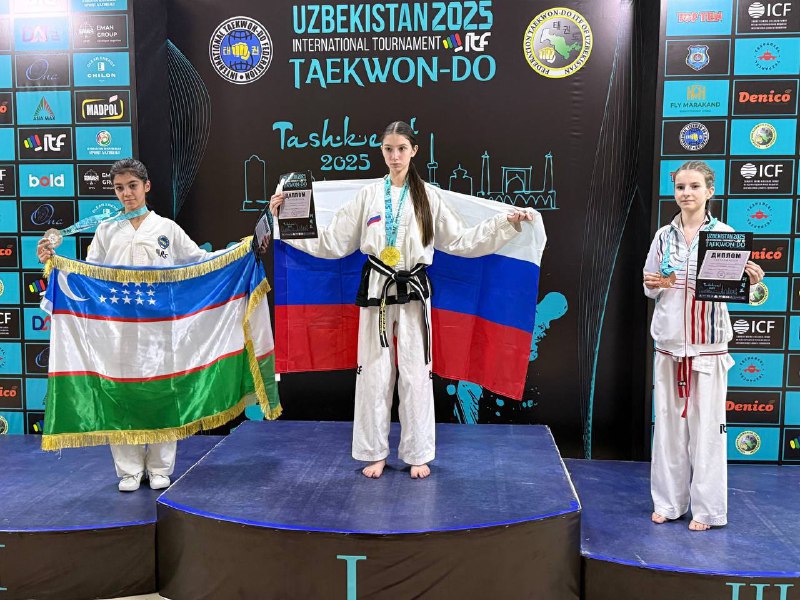 Тульские бойцы завоевали медали на турнире по тхэквондо в Ташкенте