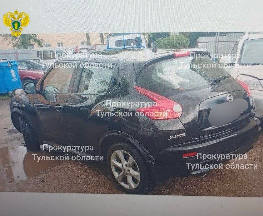 В Щекине 49-летний мужчина лишился автомобиля за повторую езду в пьяном виде