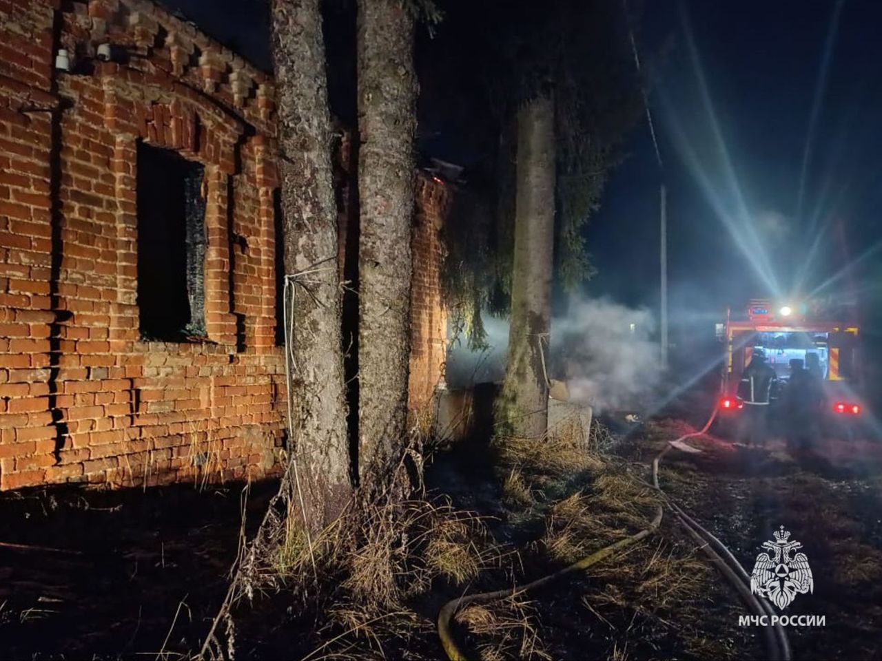 В Тульской области потушили три техногенных пожара